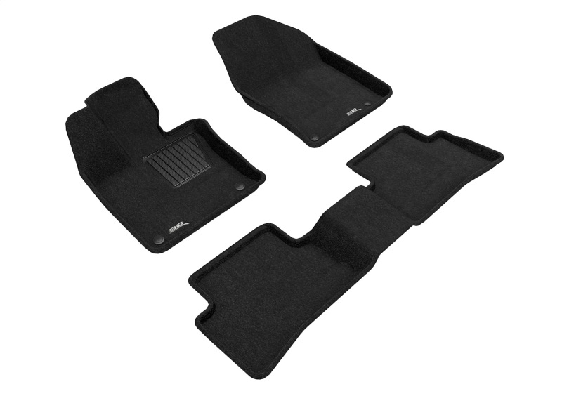 Lexus NX Floor Mats - Front and Rear - 3D MAXpider - Elegant Series - Black - `15-`21 Lexus NX Floor Mats - Front and Rear - 3D MAXpider - Elegant Series - Black - `15-`21